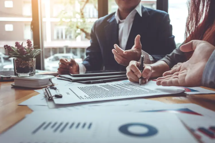 Reviewing financial loan documents