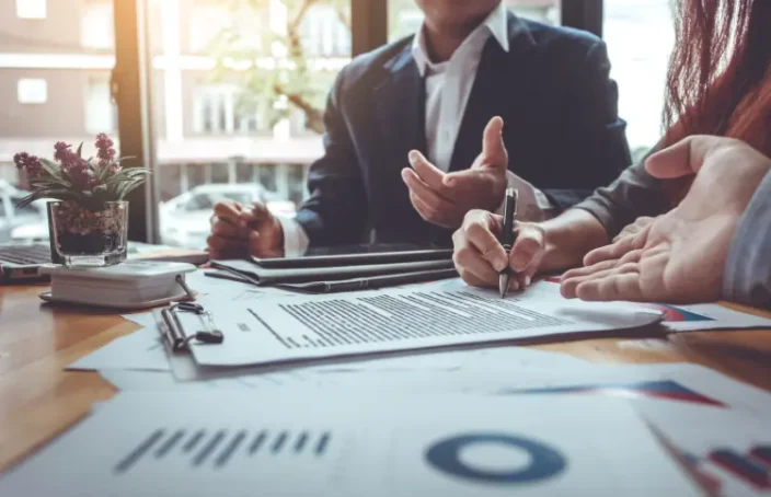 Reviewing financial loan documents